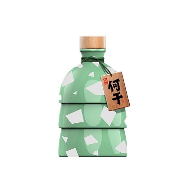 何干40度浓香型白酒450ml润玉青1瓶（4瓶1箱）