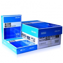 得力 莱茵河 16K 80g 纯白 8包/箱 复印纸
