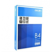 得力 莱茵河 B4 70g 纯白 4包/箱 复印纸