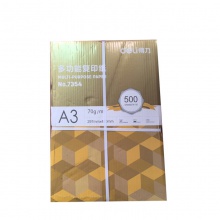 得力 金标 A3 70g 纯白 5包/箱 复印纸