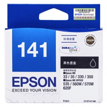 爱普生/Epson T1411 黑色墨盒 C13T141180