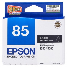 爱普生/Epson T0851 黑色墨盒T1221