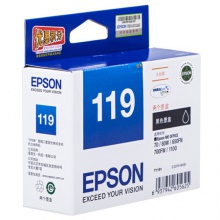 爱普生/Epson T1191 两支装黑色墨盒C13T119181