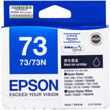 爱普生/Epson T0731 黑色墨盒C13T105180