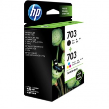 惠普/HP F6V32AA 703 黑彩墨盒套装