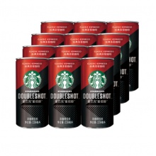 星巴克/Starbucks 星倍醇 经典浓郁咖啡饮料 228ml*12罐