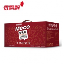 香飘飘奶茶 Meco牛乳茶 牛奶泡的茶饮料 300ml×6杯