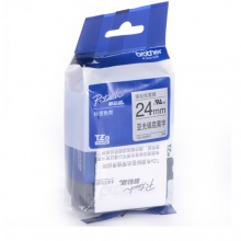 兄弟/brother TZe-SM951 24mm 强粘性银底黑字标签色带
