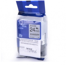 兄弟/brother TZe-SM951 24mm 强粘性银底黑字标签色带