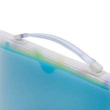 齐心/Comix A551 A4/11格彩虹标签票据包/风琴包/资料包