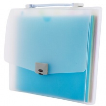 齐心/Comix A551 A4/11格彩虹标签票据包/风琴包/资料包