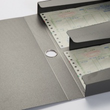 齐心/Comix A1246 A4双格 增值税发票盒/票据夹/文件盒 