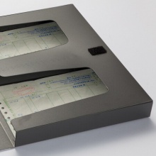 齐心/Comix A1246 A4双格 增值税发票盒/票据夹/文件盒 