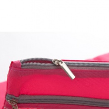 齐心/Comix A2254 A4红色双层 透气收纳袋/文件袋/拉链袋