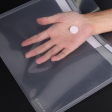 齐心/Comix EA69 A4 10个装 透明文件袋 粘扣袋 资料袋