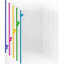 齐心/Comix A555 5个装 A4 两页分类文件套/资料套