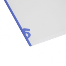 齐心/Comix A555 5个装 A4 两页分类文件套/资料套