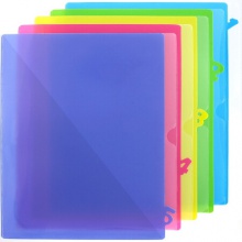 齐心/Comix A553 5个装 A4三页分类文件套/资料套