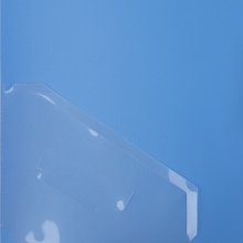 齐心/Comix EA62 蓝色 10个装 单强力夹+插页/A4文件夹/资料夹