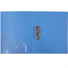 齐心/Comix EA62 蓝色 10个装 单强力夹+插页/A4文件夹/资料夹