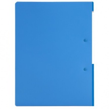 齐心/Comix EA62 蓝色 10个装 单强力夹+插页/A4文件夹/资料夹