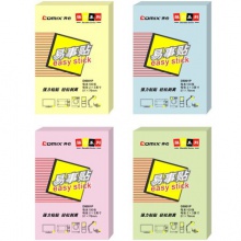 齐心/COMIX D5001 12本装 便利贴76x51mm英寸 颜色随机