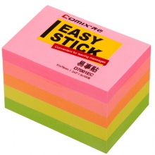 齐心/COMIX D7001EC 5本配色装 76x51mm英寸荧光纸易事贴