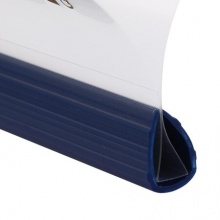 齐心/Comix Q310 蓝色 10个装 强力加厚型抽杆夹/文件夹/报告夹/拉杆夹A4