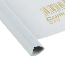 齐心/Comix Q310 白色 10个装 强力加厚型抽杆夹/文件夹/报告夹/拉杆夹A4