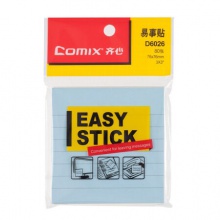 齐心/COMIX D6026 80张76x76mm英寸横格易事贴24本装