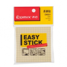 齐心/COMIX D6021 24本装 80张76x76mm英寸 黄