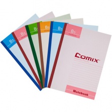齐心/COMIX C4510 60页B5 6本装 软面本子文具笔记本