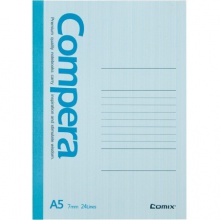 齐心/COMIX CGA5307 A5 30张无线装订本 配色 12个装
