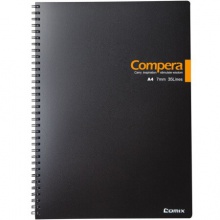 齐心/COMIX CPA4807 A4 80张双螺旋PP面笔记本子