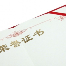 齐心/COMIX C4570 A4绒面荣誉证书