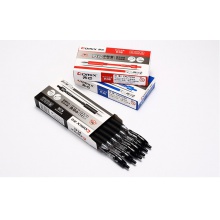 齐心/COMIX K36 黑色12支装0.5mm 办公按动中性笔