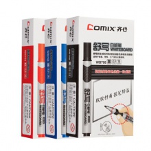 齐心/COMIX WB708 10支/盒 办公会议可擦易擦白板笔