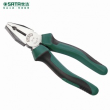 世达/（SATA）70303A钢丝钳8英寸老虎钳子克丝钳平口钳省力钳