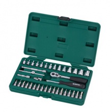 世达/（SATA）09002 38件套6.3mm系列公制组合套装工具套筒及旋具头组套汽修机修工具