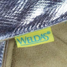 威特仕 / WELDAS 10-2385 耐高温热流反射铝手套CE认证手背反光铝箔反射热流隔热