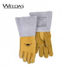威特仕 / WELDAS 10-2750 蛮牛王高档烧焊手套CE认证牛青皮杜邦防火线柔软隔热耐磨