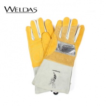 威特仕 / WELDAS 10-2788 耐高温热流反射铝箔手套CE认证牛皮反光反射热气流 