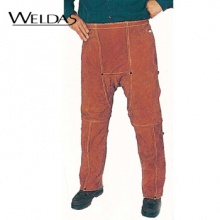 威特仕 / WELDAS 44-7436 蛮牛王 牛皮电焊专用工作裤91厘米长单前幅敞开式电焊裤
