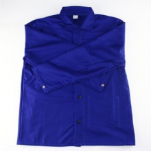 威特仕 / WELDAS 33-6830 火狐狸蓝色上身焊服阻燃棉阻燃服 适合烧焊铸造石油化工机电等场合 