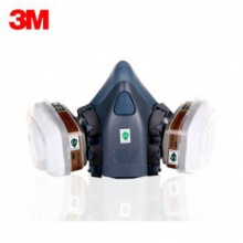 3M 7502套装防尘防毒硅胶半面罩