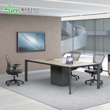 办公家具小型会议桌简约现代条形桌培训桌会议桌椅组合长桌