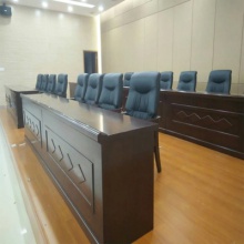讲台桌会议桌实木主席台演讲台办公会议主席桌