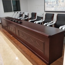 讲台桌会议桌实木主席台演讲台办公会议主席桌