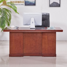 贴木皮油漆办公桌实木电脑桌职员写字台办公桌经理办公桌