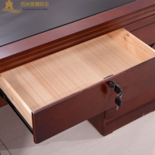 贴木皮油漆办公桌实木电脑桌职员写字台办公桌经理办公桌